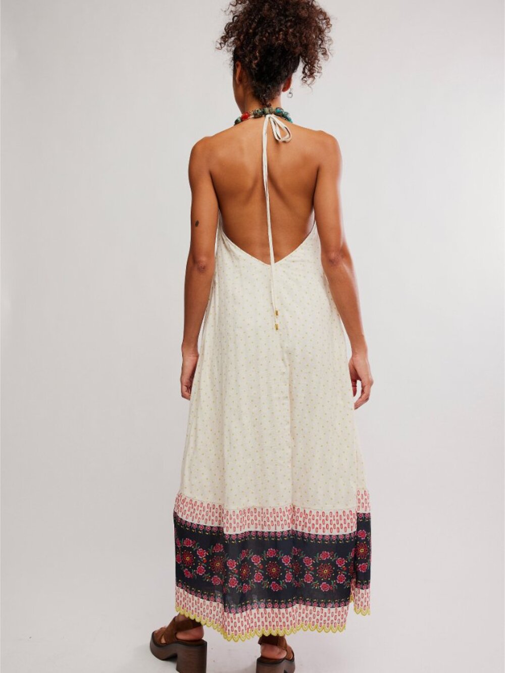 FREE PEOPLE Cubana Maxi Dress / Ivory Combo - Picture 4 of 5